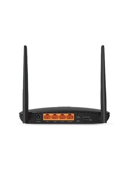 4G LTE Router | TL-MR6400 | 802.11n | 300 Mbit/s | 10/100 Mbit/s | Ethernet LAN (RJ-45) ports 3 | Mesh Support No | MU-MiMO No | 4G | Antenna type 2xExternal | No USB 2 4G LTE Router | TL-MR6400 | 802.11n | 300 Mbit/s | 10/100 Mbit/s | Ethernet LAN (RJ-45) ports 3 | Mesh Support No | MU-MiMO No | 4G | Antenna type 2xExternal | No USB 2