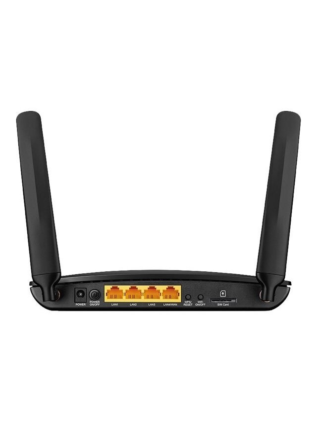 4G LTE Router | Archer MR200 | 802.11ac | 300+433 Mbit/s | 10/100 Mbit/s | Ethernet LAN (RJ-45) ports 3 | Mesh Support No | MU-MiMO No | 4G | Antenna type 2xDetachable antennas 3 4G LTE Router | Archer MR200 | 802.11ac | 300+433 Mbit/s | 10/100 Mbit/s | Ethernet LAN (RJ-45) ports 3 | Mesh Support No | MU-MiMO No | 4G | Antenna type 2xDetachable antennas 3