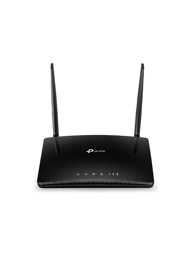 4G LTE Router | TL-MR6400 | 802.11n | 300 Mbit/s | 10/100 Mbit/s | Ethernet LAN (RJ-45) ports 3 | Mesh Support No | MU-MiMO No | 4G | Antenna type 2xExternal | No USB 4G LTE Router | TL-MR6400 | 802.11n | 300 Mbit/s | 10/100 Mbit/s | Ethernet LAN (RJ-45) ports 3 | Mesh Support No | MU-MiMO No | 4G | Antenna type 2xExternal | No USB