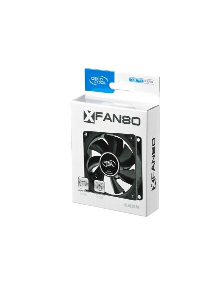80mm case ventilation fan, 2 Pin; hydro bearing, | Deepcool 1 80mm case ventilation fan, 2 Pin; hydro bearing, | Deepcool 1