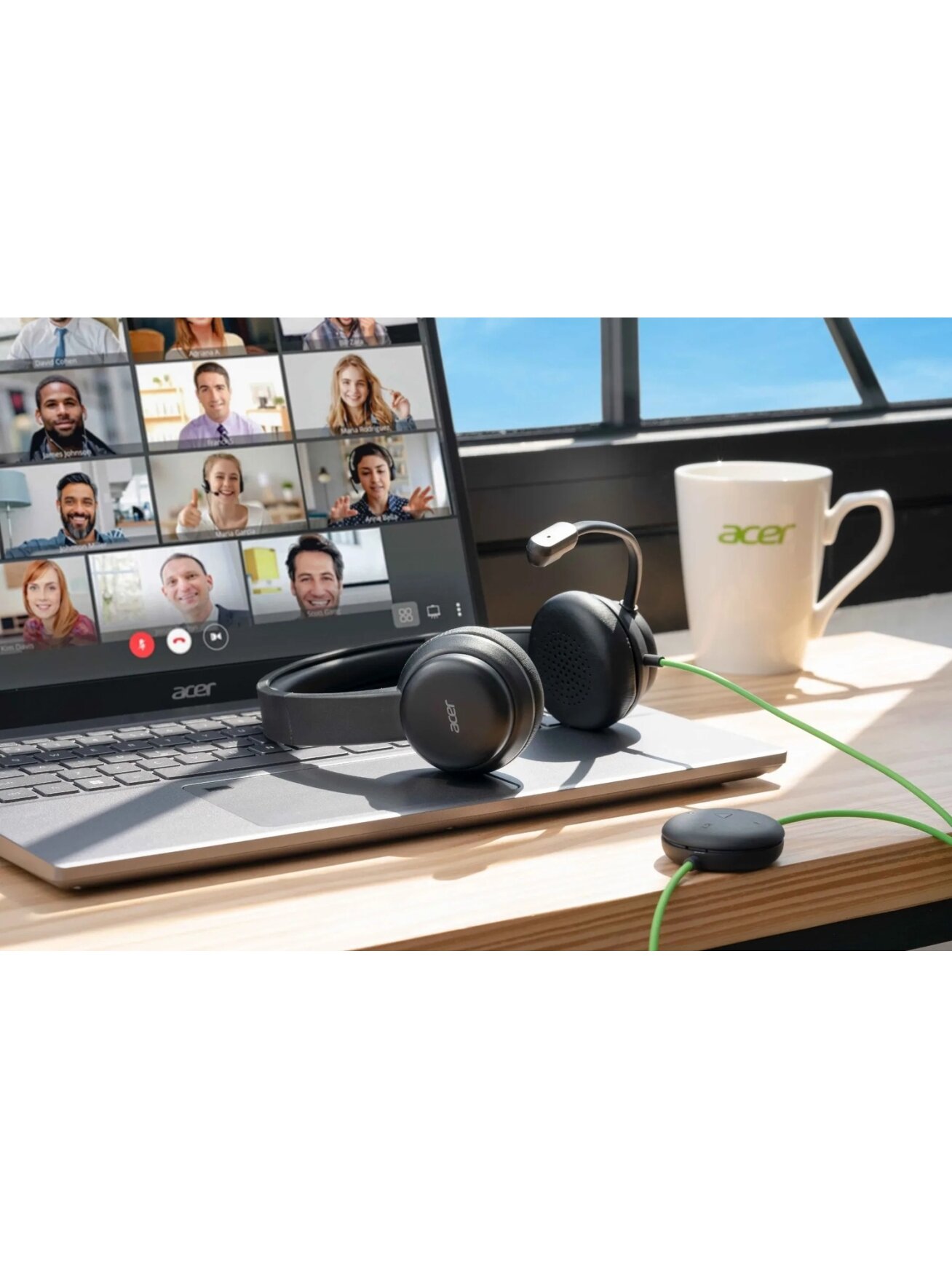Acer Conference Headset | Built-in microphone | USB Type-A | Black 3 Acer Conference Headset | Built-in microphone | USB Type-A | Black 3