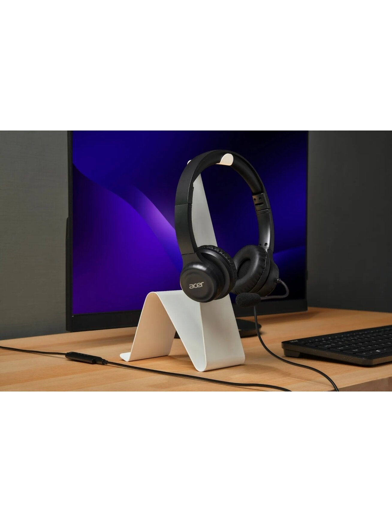 Acer Office Headset | Built-in microphone | Wired | Black 4 Acer Office Headset | Built-in microphone | Wired | Black 4