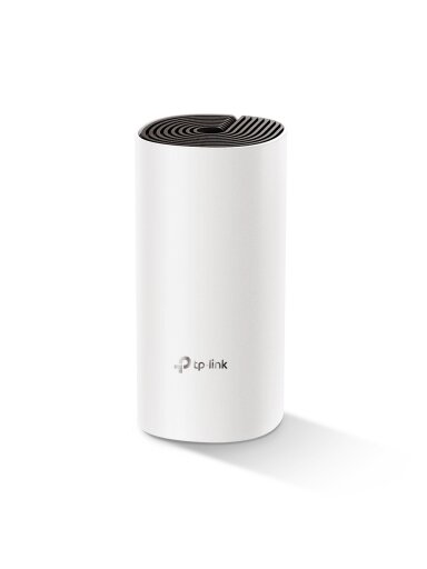 AC1200 Whole Home Mesh WiFi System | Deco M4 (1-pack) | 802.11ac | 867+300 Mbit/s | 10/100/1000 Mbit/s | Ethernet LAN (RJ-45) ports 2 | Mesh Support Yes | MU-MiMO Yes | No mobile broadband | Antenna type 2xInternal AC1200 Whole Home Mesh WiFi System | Deco M4 (1-pack) | 802.11ac | 867+300 Mbit/s | 10/100/1000 Mbit/s | Ethernet LAN (RJ-45) ports 2 | Mesh Support Yes | MU-MiMO Yes | No mobile broadband | Antenna type 2xInternal