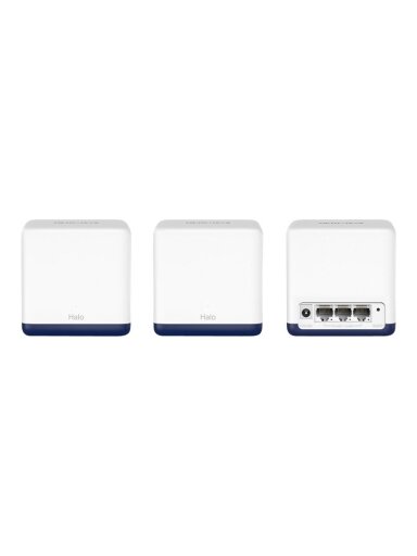 AC1900 Whole Home Mesh Wi-Fi System | Halo H50G (3-Pack) | 802.11ac | 1300+600 Mbit/s | Ethernet LAN (RJ-45) ports 3 | Mesh Support Yes | MU-MiMO Yes | No mobile broadband AC1900 Whole Home Mesh Wi-Fi System | Halo H50G (3-Pack) | 802.11ac | 1300+600 Mbit/s | Ethernet LAN (RJ-45) ports 3 | Mesh Support Yes | MU-MiMO Yes | No mobile broadband