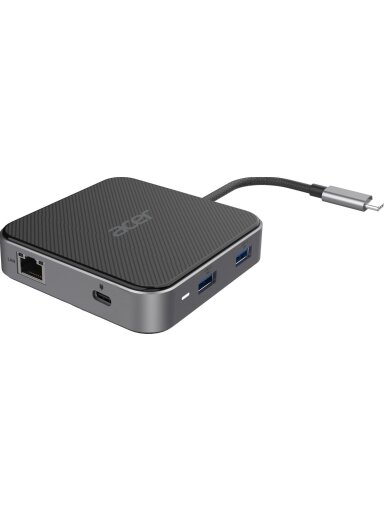 Acer 7-in-1 USB Type-C Dock | Ethernet LAN (RJ-45) ports 1 | DisplayPorts quantity 1 | HDMI ports quantity 1 Acer 7-in-1 USB Type-C Dock | Ethernet LAN (RJ-45) ports 1 | DisplayPorts quantity 1 | HDMI ports quantity 1