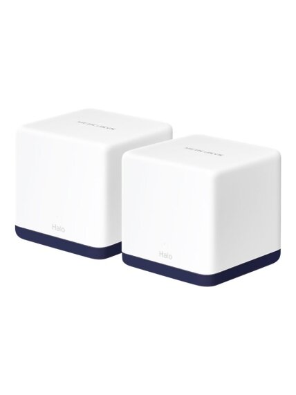 AC1900 Whole Home Mesh Wi-Fi System | Halo H50G (2-Pack) | 802.11ac | 600+1300 Mbit/s | Ethernet LAN (RJ-45) ports 3 | Mesh Support Yes | MU-MiMO Yes | No mobile broadband 1 AC1900 Whole Home Mesh Wi-Fi System | Halo H50G (2-Pack) | 802.11ac | 600+1300 Mbit/s | Ethernet LAN (RJ-45) ports 3 | Mesh Support Yes | MU-MiMO Yes | No mobile broadband 1