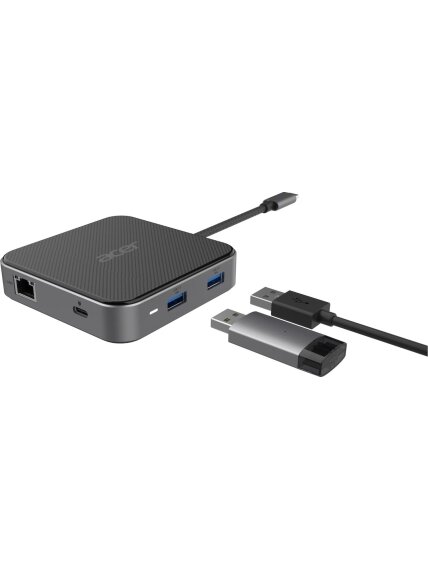 Acer 7-in-1 USB Type-C Dock | Ethernet LAN (RJ-45) ports 1 | DisplayPorts quantity 1 | HDMI ports quantity 1 2 Acer 7-in-1 USB Type-C Dock | Ethernet LAN (RJ-45) ports 1 | DisplayPorts quantity 1 | HDMI ports quantity 1 2