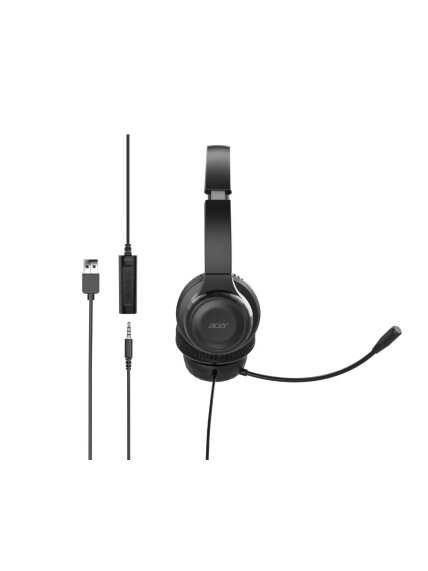 Acer Office Headset | Built-in microphone | Wired | Black 3 Acer Office Headset | Built-in microphone | Wired | Black 3