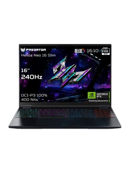 Acer | Predator Helios Neo 16S AI PHN16S-71-96S5 | Black | 16 " | OLED | WQXGA | 240 Hz | Intel Core Ultra 9 | 275HX | 32 GB | DDR5 | Solid-state drive capacity 1000 GB | NVIDIA GeForce RTX 5070 Ti | Windows 11 Home | Keyboard language English | Keyboard Acer | Predator Helios Neo 16S AI PHN16S-71-96S5 | Black | 16 " | OLED | WQXGA | 240 Hz | Intel Core Ultra 9 | 275HX | 32 GB | DDR5 | Solid-state drive capacity 1000 GB | NVIDIA GeForce RTX 5070 Ti | Windows 11 Home | Keyboard language English | Keyboard