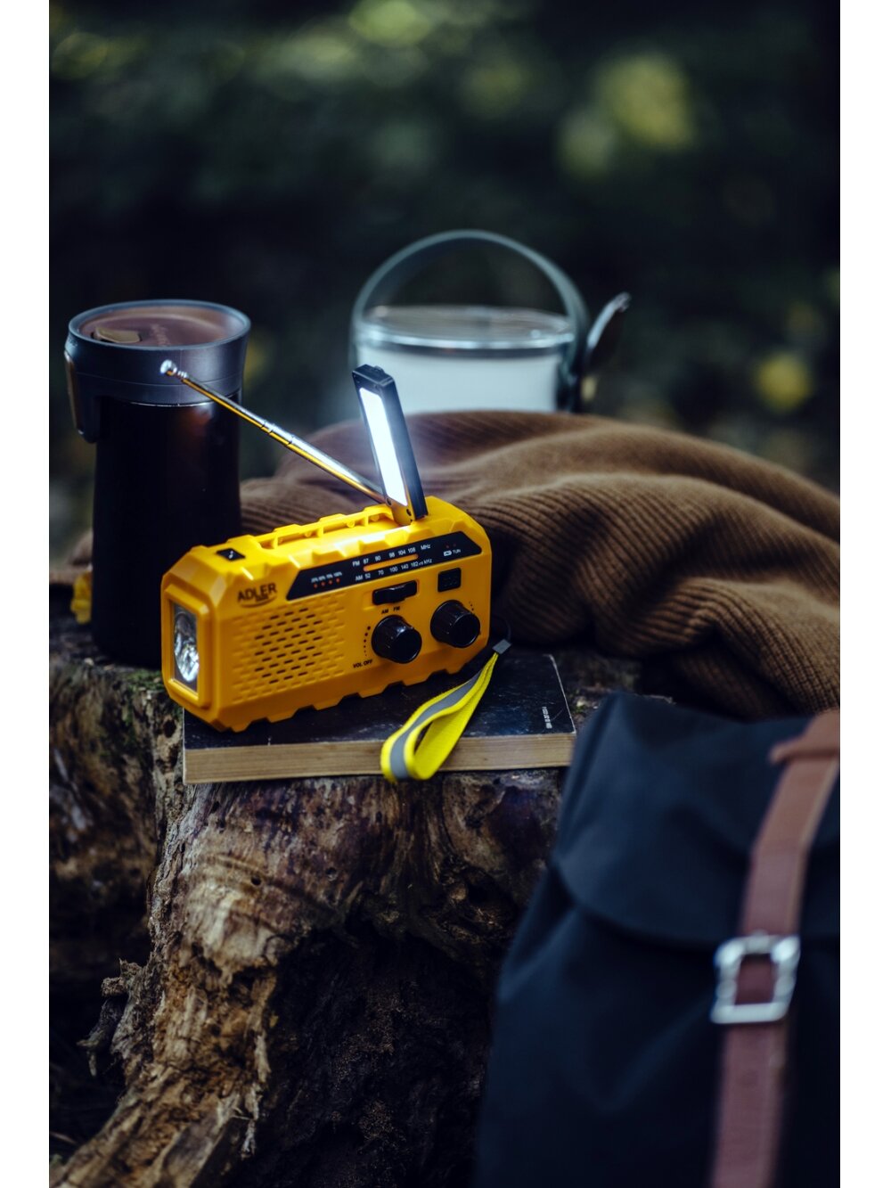 Adler | Portable radio with flashlight | AD 1197 | Alarm function 7