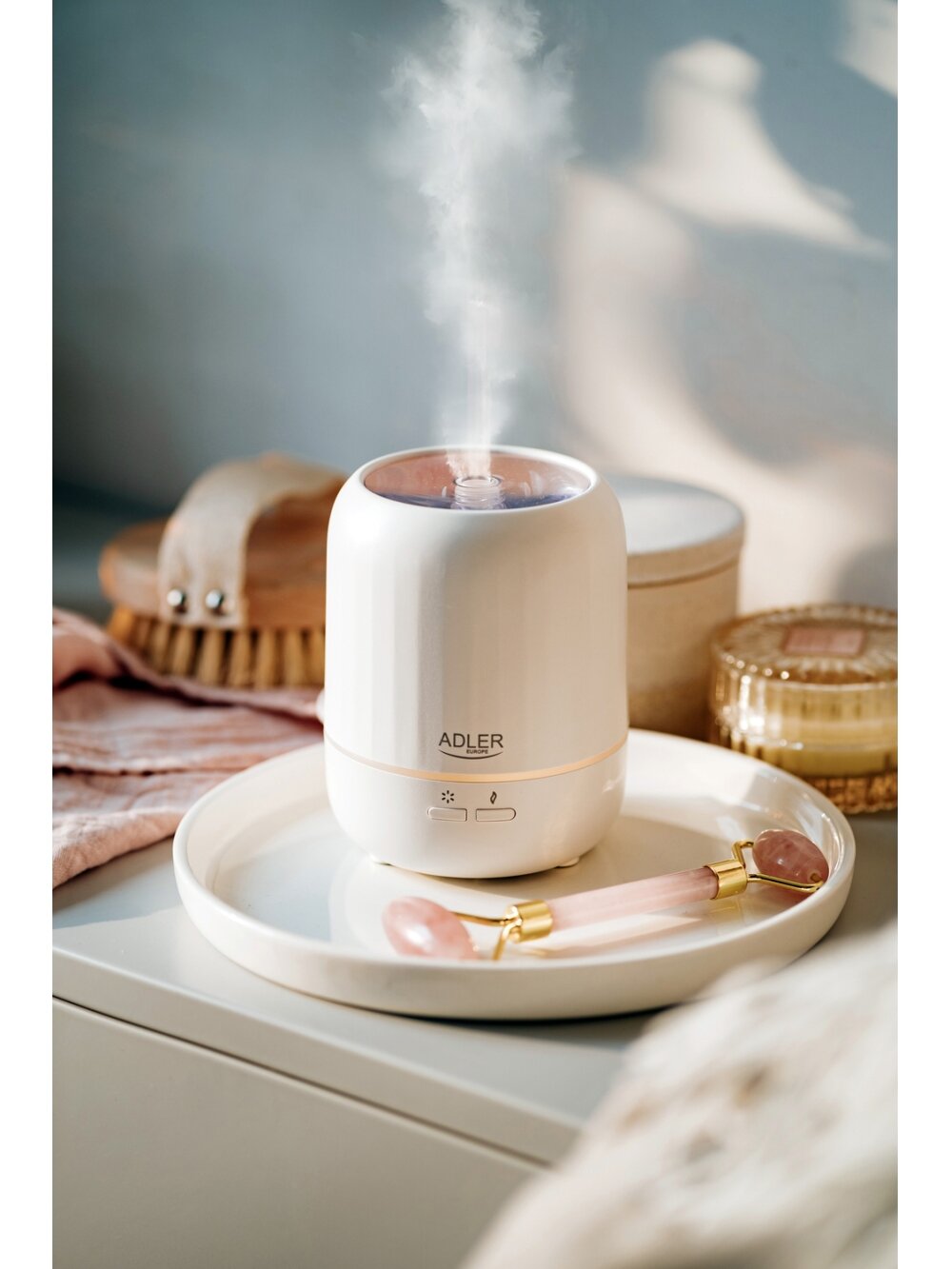Adler | Ultrasonic aroma diffuser 3in1 | AD 7968 | Ultrasonic | Suitable for rooms up to 25 m² | White 9