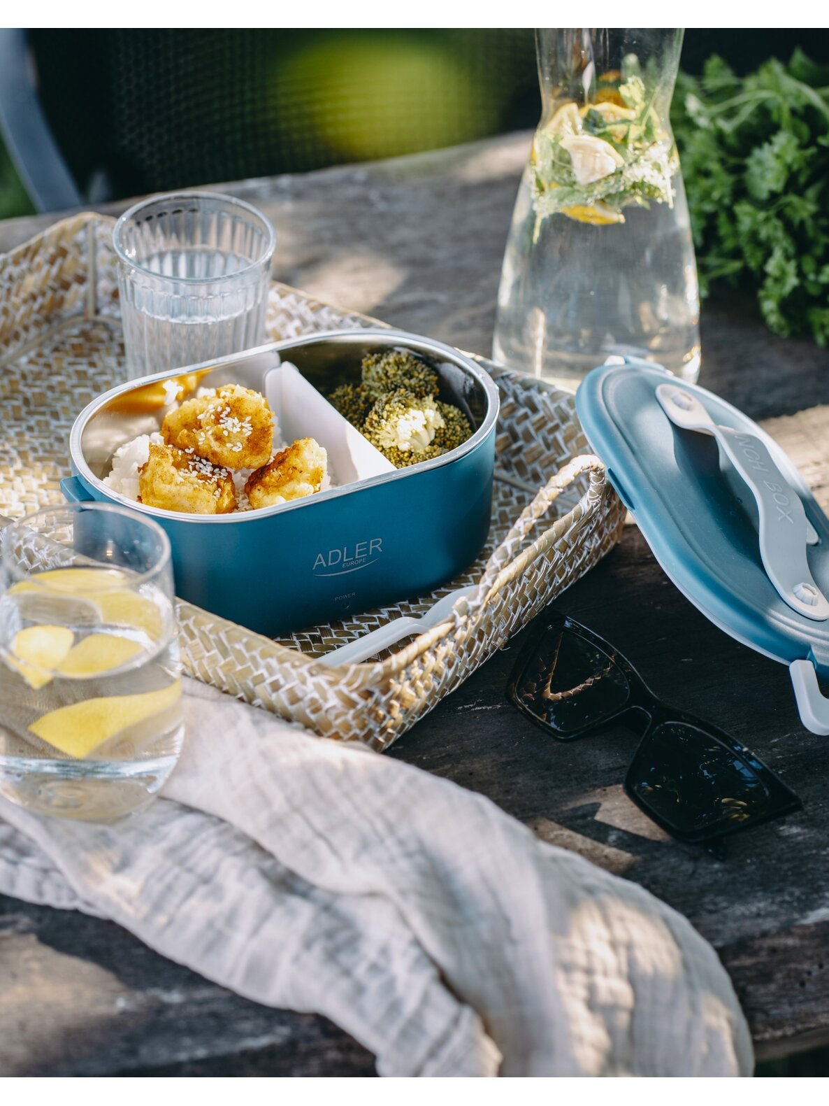Adler Electric Lunch Box | AD 4505 | Material Plastic | Blue 7
