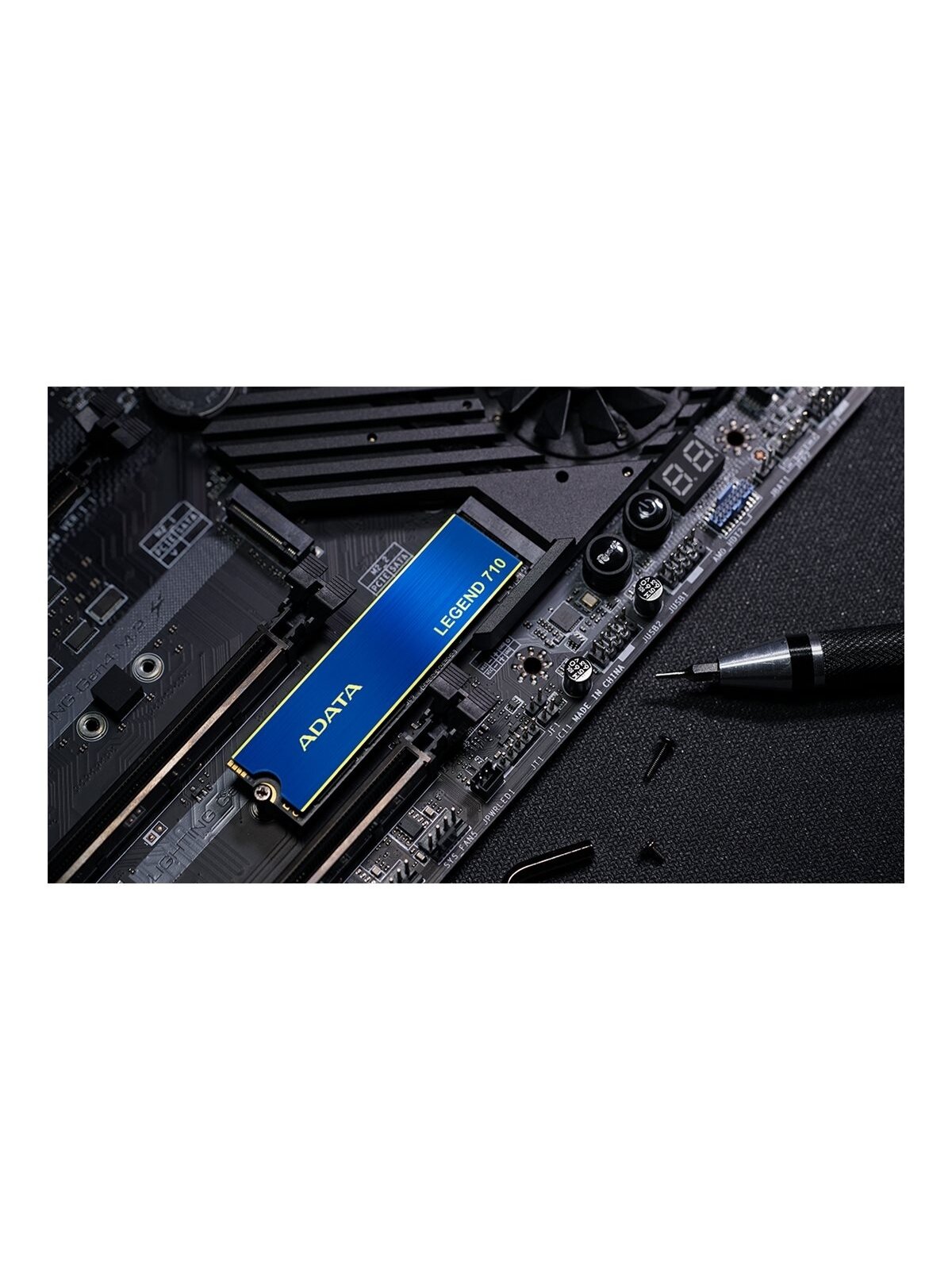ADATA | LEGEND 710 | 1000 GB | SSD form factor M.2 2280 | Solid-state drive interface PCIe Gen3x4 | Read speed 2400 MB/s | Write speed 1800 MB/s 10