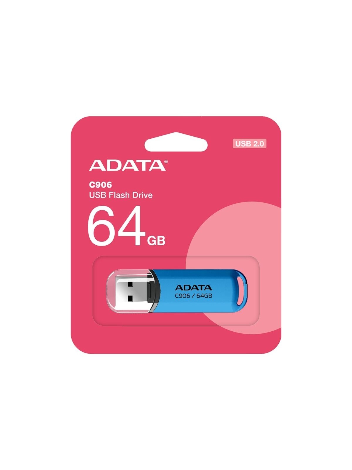 ADATA | USB Flash Drive | C906 | 64 GB | USB 2.0 | Blue