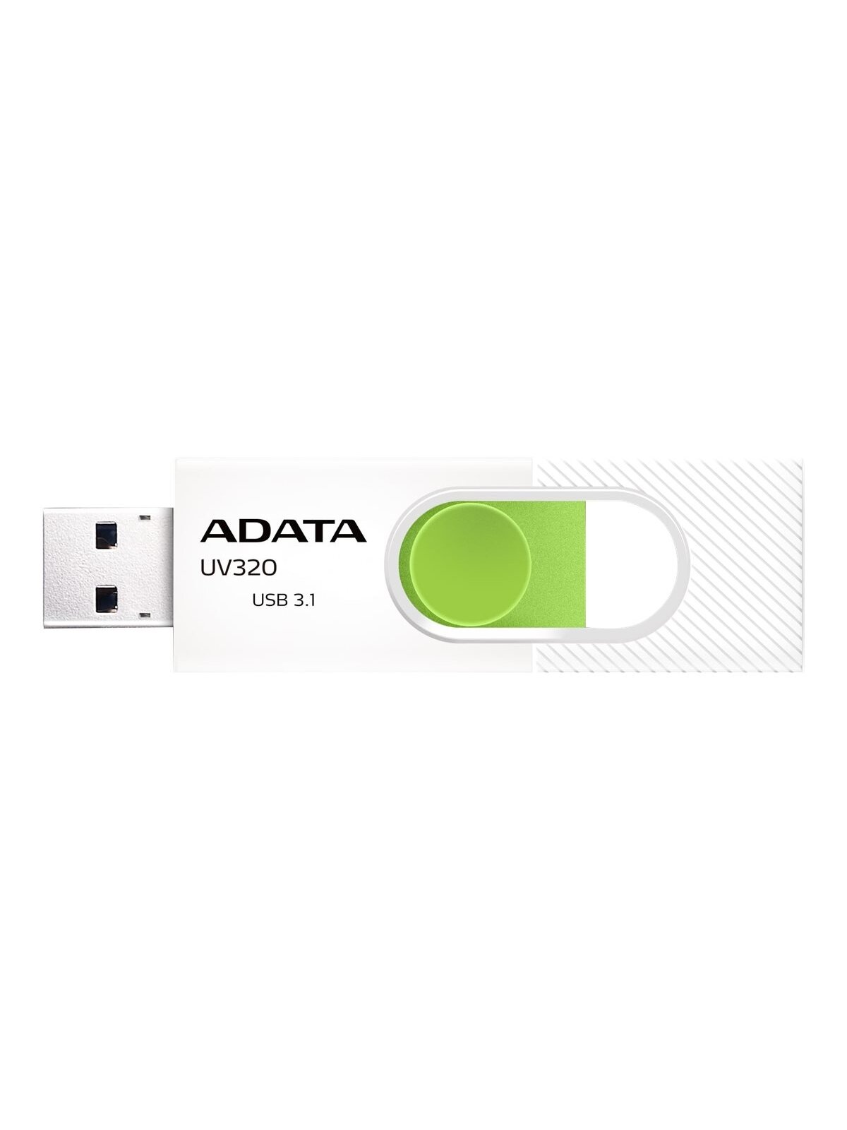 ADATA | UV320 | 32 GB | USB 3.1 | White/Green ADATA | UV320 | 32 GB | USB 3.1 | White/Green