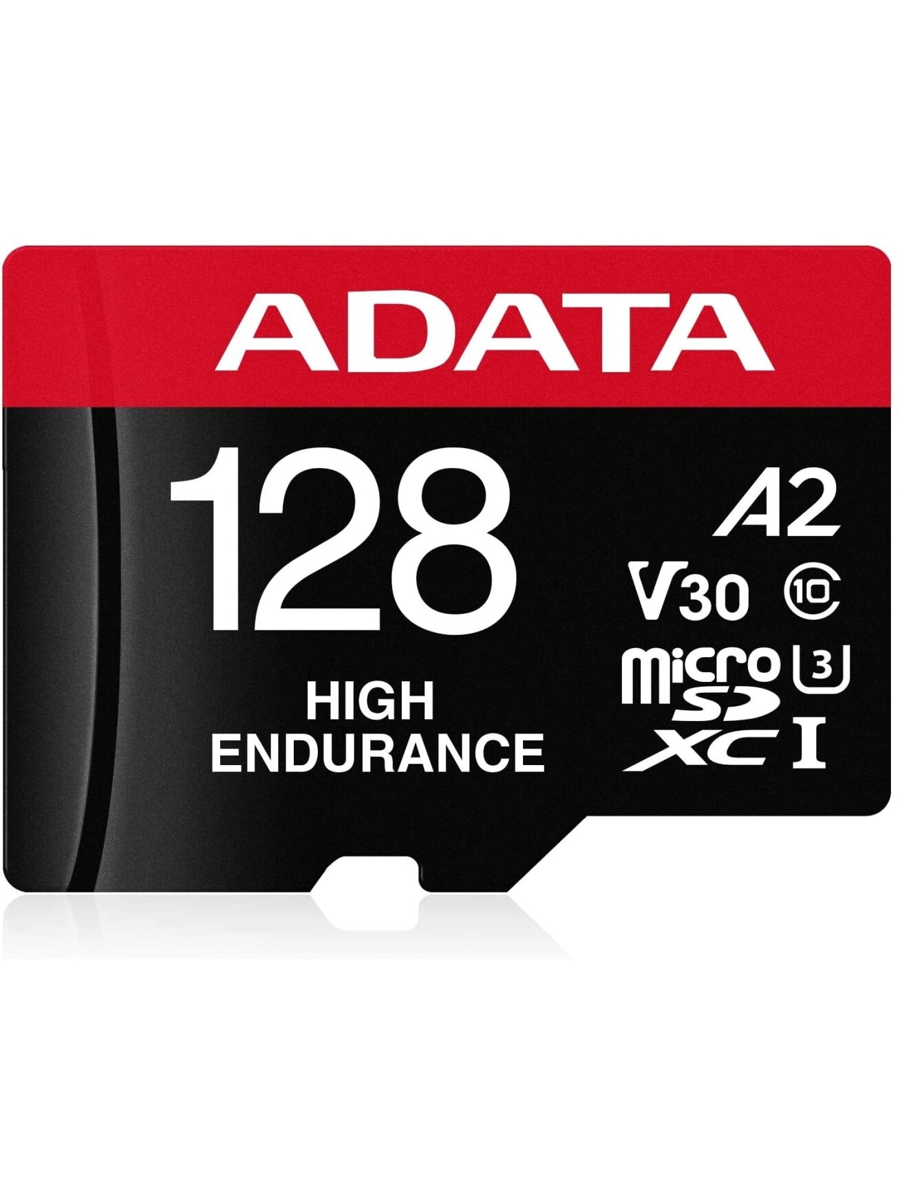 ADATA | AUSDX128GUI3V30SHA2-RA1 Memory Card | 128 GB | MicroSDXC | Flash memory class 10 | Adapter 1
