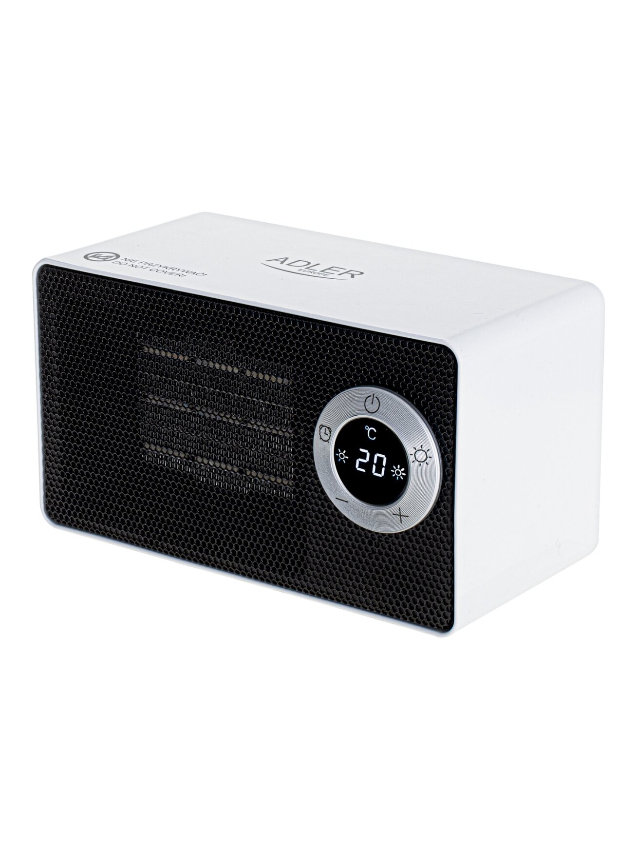 Adler | AD 7746 | Ceramic fan heater | 1000 W | Number of power levels 2 | White Adler | AD 7746 | Ceramic fan heater | 1000 W | Number of power levels 2 | White