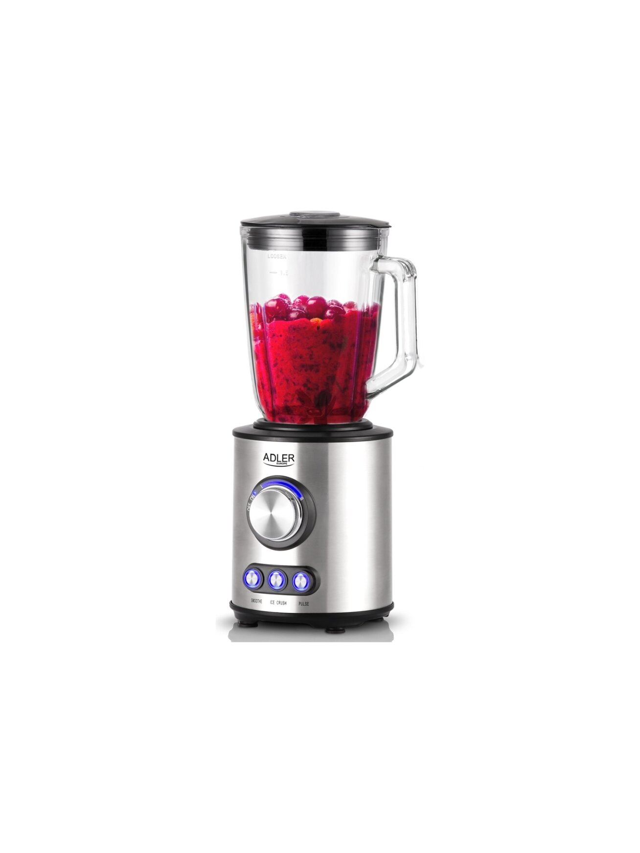 Adler | Blender | AD 4078 | Tabletop | 1700 W | Jar material Glass | Jar capacity 1.5 L | Ice crushing | Stainless steel 1