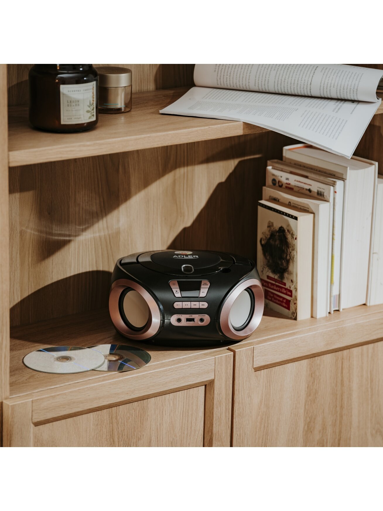 Adler | CD-MP3 Boombox | AD 1181 | Speakers | USB connectivity | FM 11 Adler | CD-MP3 Boombox | AD 1181 | Speakers | USB connectivity | FM 11