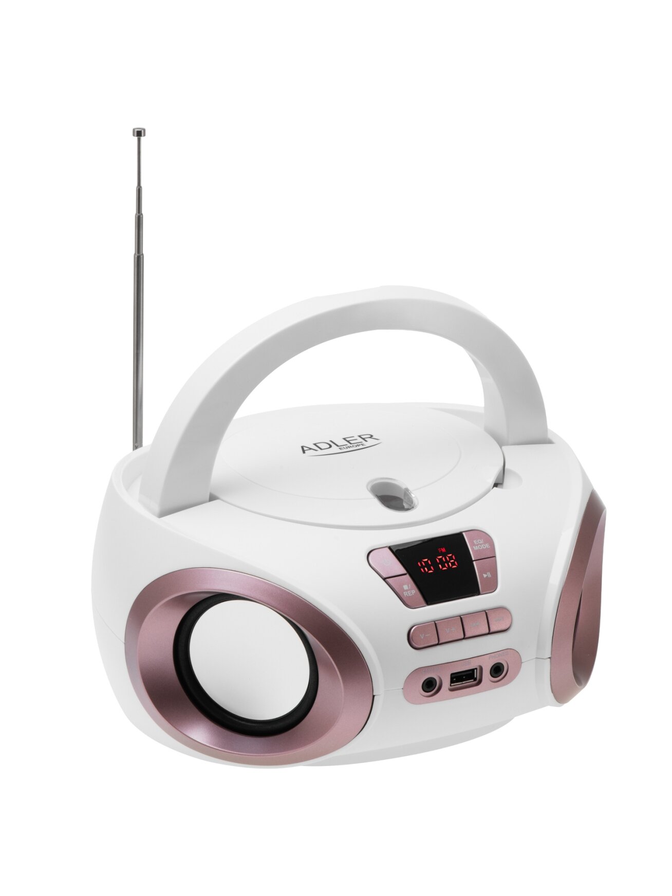 Adler | CD-MP3 Boombox | AD 1181 | Speakers | USB connectivity | FM