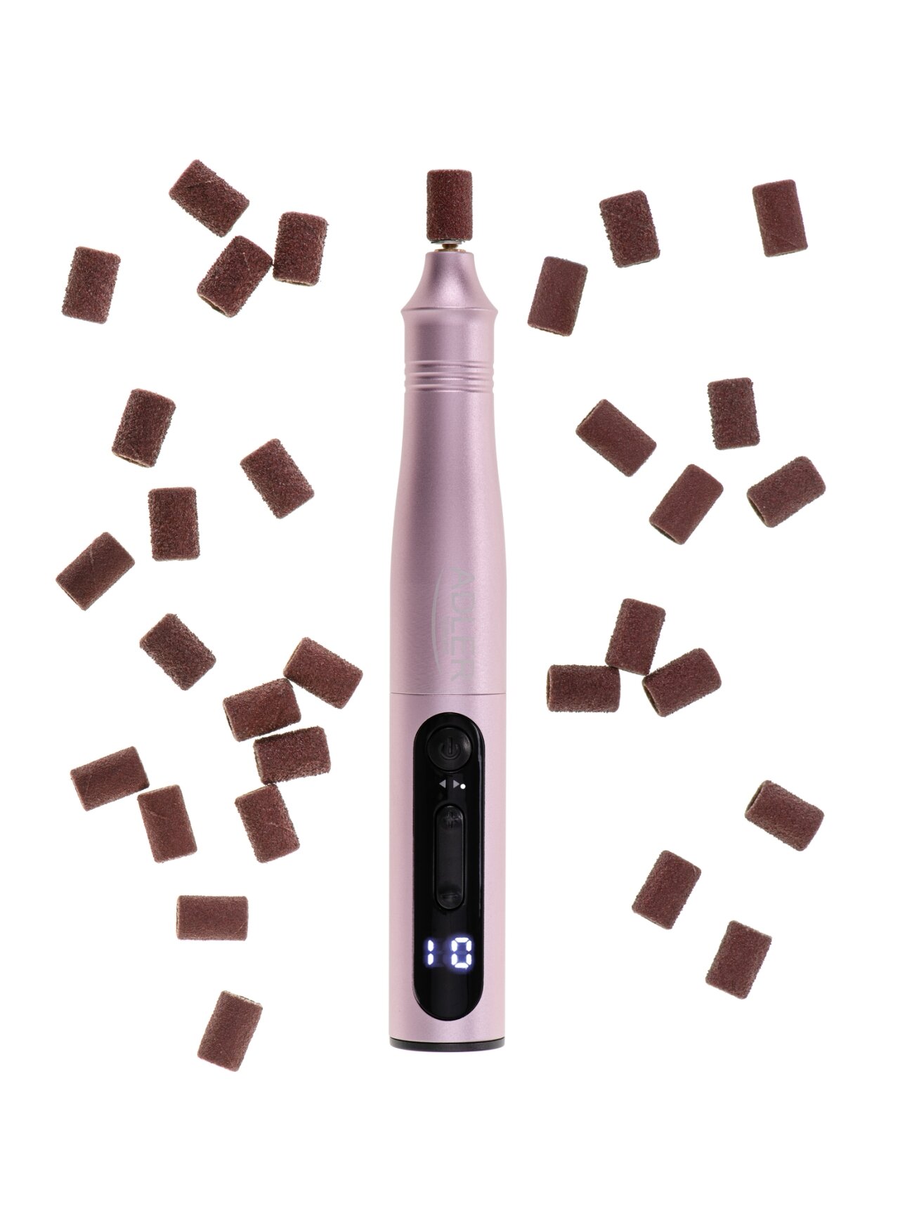 Adler | Electric Nail Drill Set | AD 2181 | Number of power levels 5 | Pink 5 Adler | Electric Nail Drill Set | AD 2181 | Number of power levels 5 | Pink 5