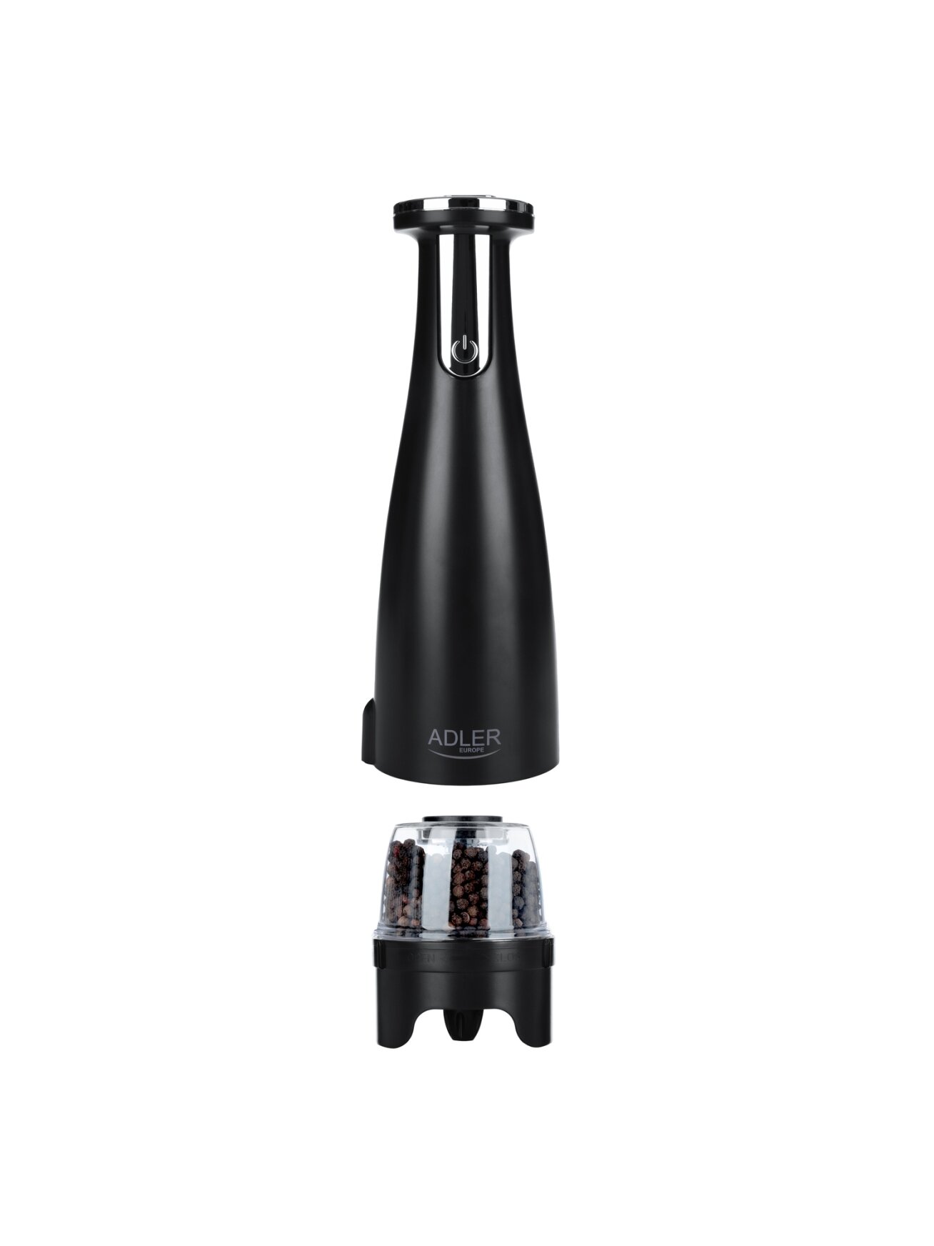 Adler | Electric Salt and pepper grinder | AD 4449b | Housing material ABS plastic | 7 W | Lithium | Matte Black 2 Adler | Electric Salt and pepper grinder | AD 4449b | Housing material ABS plastic | 7 W | Lithium | Matte Black 2