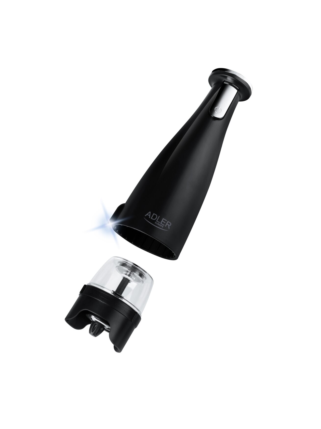 Adler | Electric Salt and pepper grinder | AD 4449b | Housing material ABS plastic | 7 W | Lithium | Matte Black 3 Adler | Electric Salt and pepper grinder | AD 4449b | Housing material ABS plastic | 7 W | Lithium | Matte Black 3