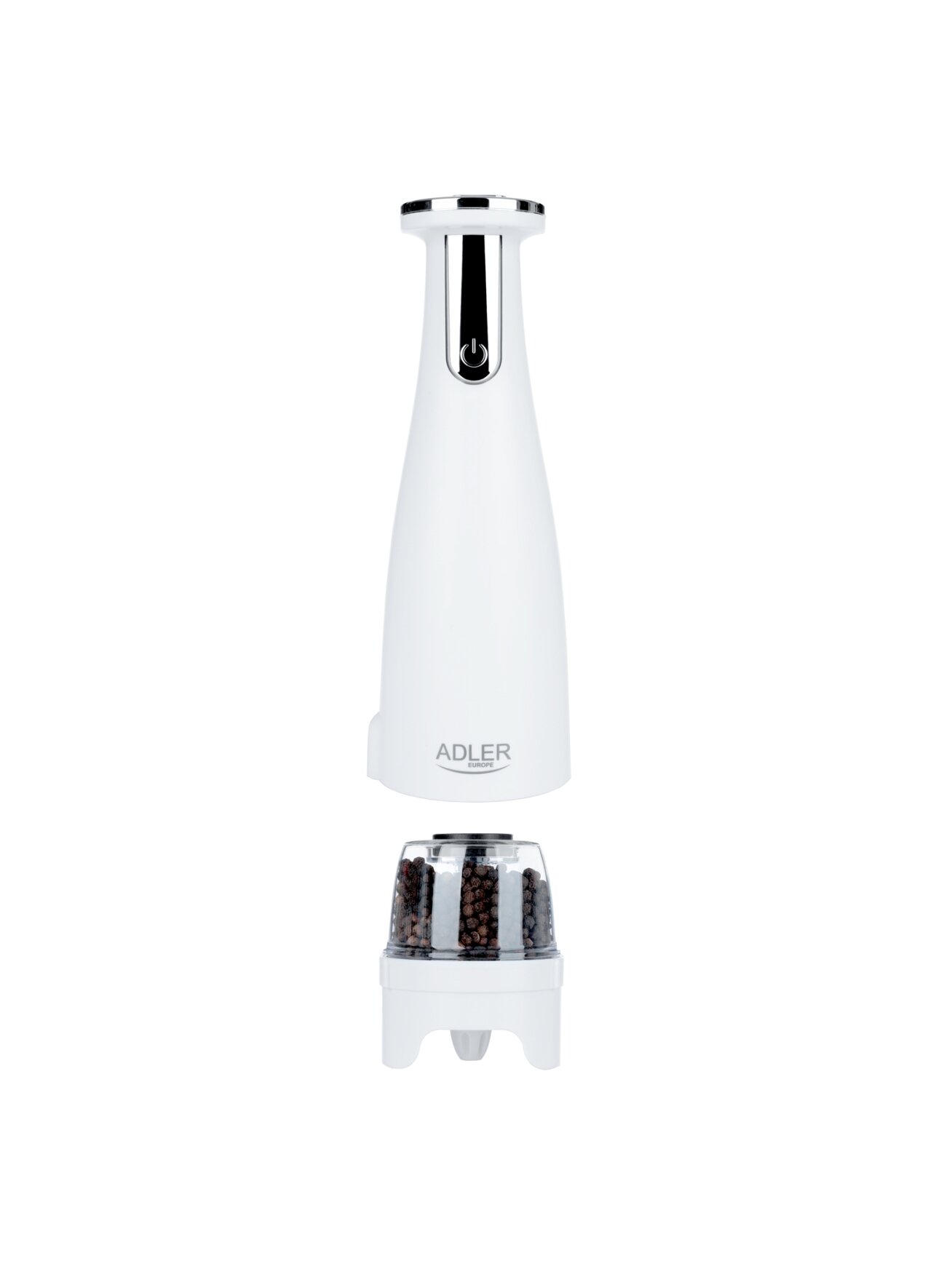 Adler | Electric Salt and pepper grinder | AD 4449w | Housing material ABS plastic | 7 W | Lithium | Matte White 3 Adler | Electric Salt and pepper grinder | AD 4449w | Housing material ABS plastic | 7 W | Lithium | Matte White 3