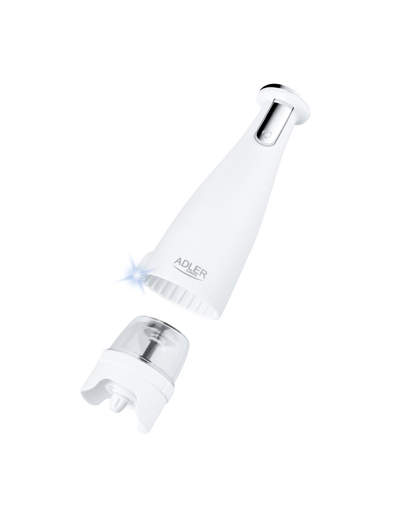Adler | Electric Salt and pepper grinder | AD 4449w | Housing material ABS plastic | 7 W | Lithium | Matte White 4 Adler | Electric Salt and pepper grinder | AD 4449w | Housing material ABS plastic | 7 W | Lithium | Matte White 4