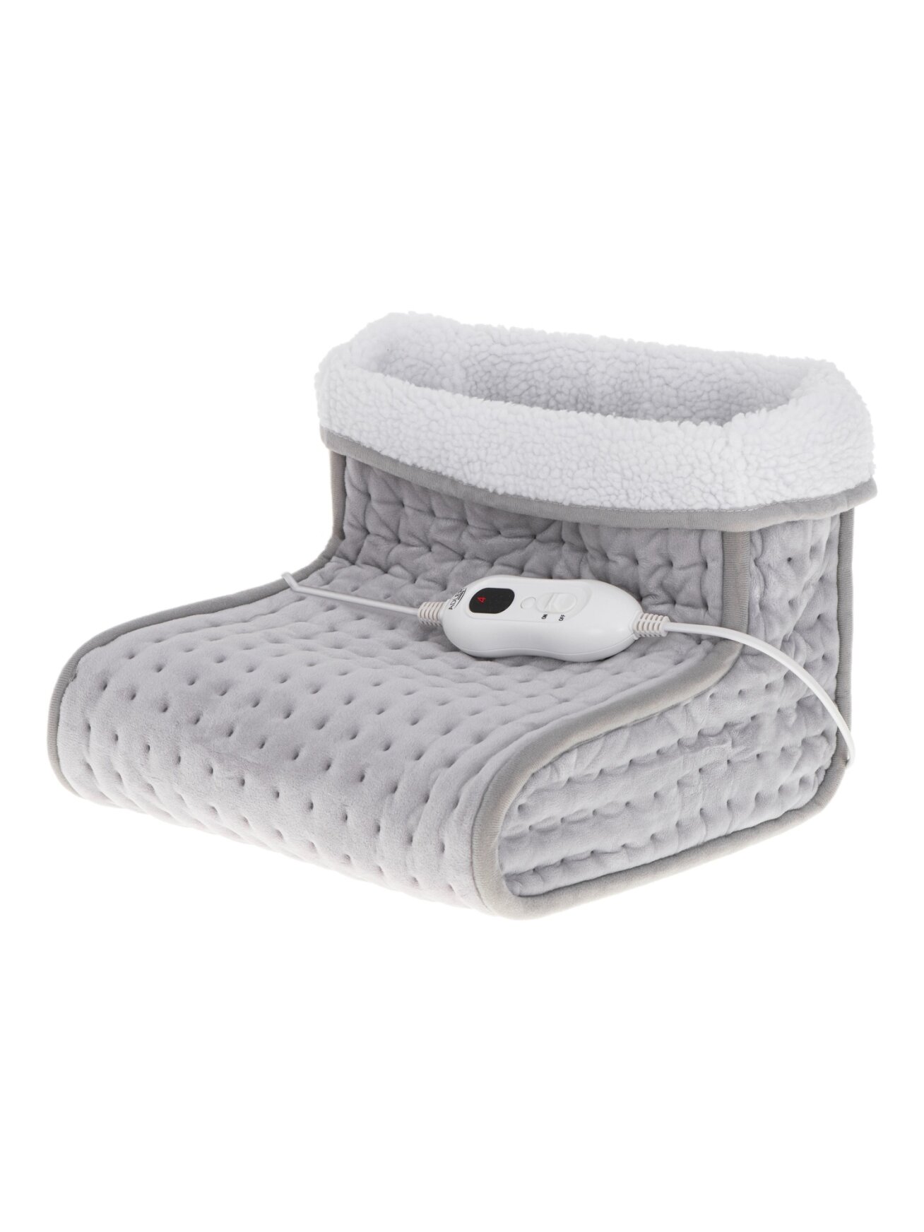 Adler | Feet warmer with LCD controller | AD 7432 | Number of heating levels 4 | Number of persons 1 | Washable | Remote control | Outer fabric: soft plush & sponge. Inner fabric: removable synthetic wool lining | 140 W | Grey