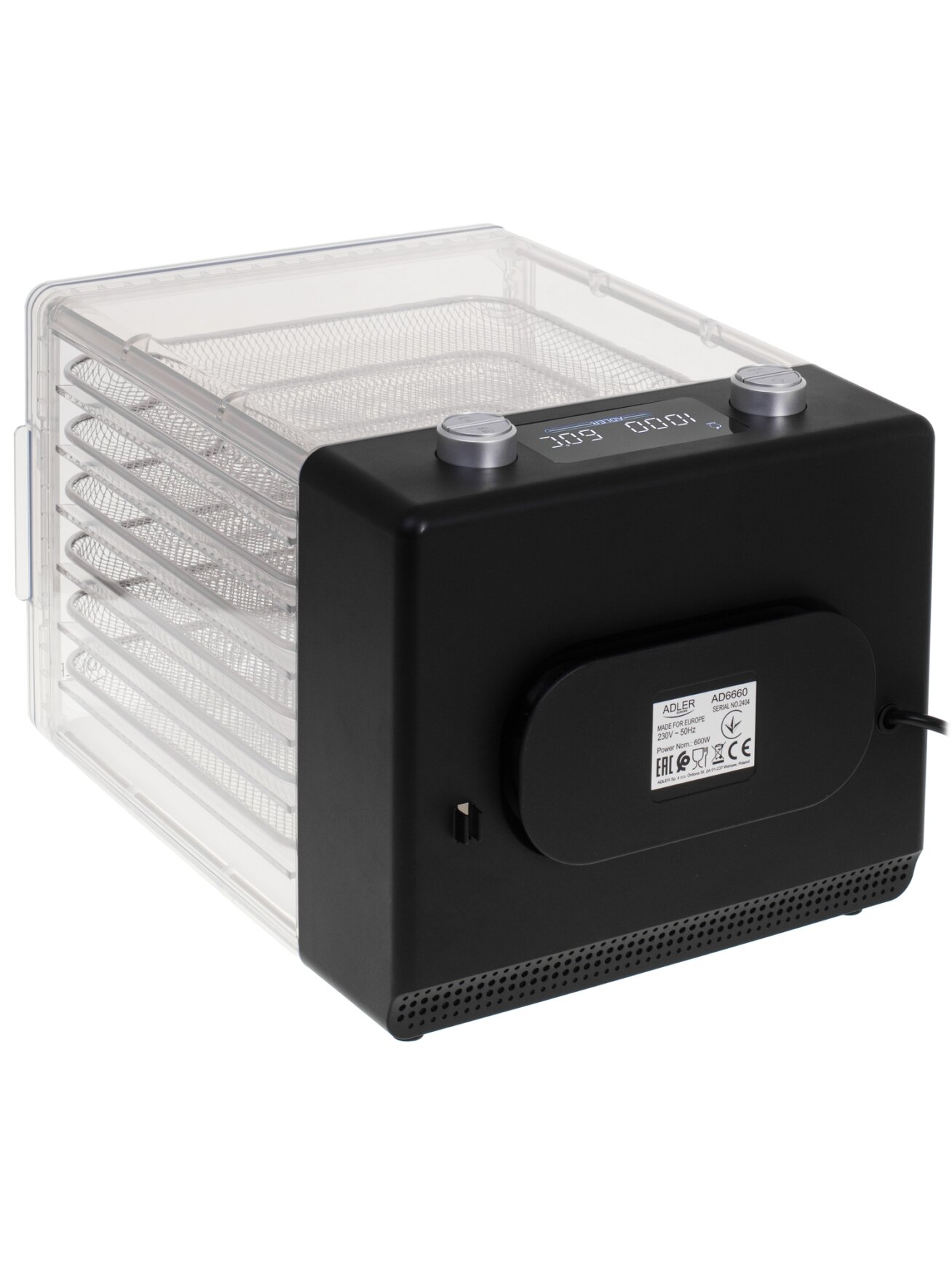 Adler | Food Dehydrator | AD 6660 | Power 600 W | Number of trays 6 ...