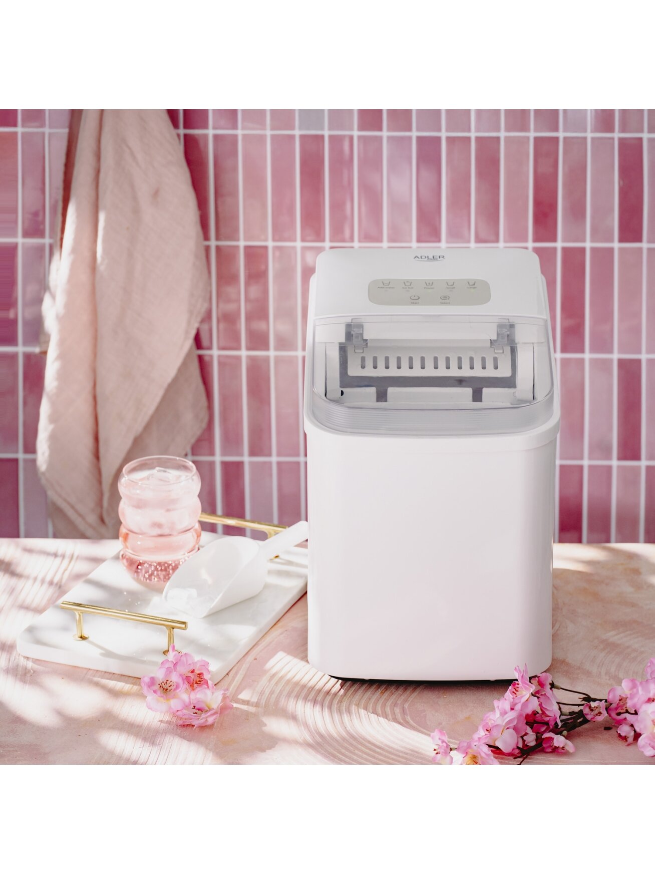 Adler Ice Cube Maker | AD 8800 | Power 105 W | Capacity 1.4 L | White 11 Adler Ice Cube Maker | AD 8800 | Power 105 W | Capacity 1.4 L | White 11
