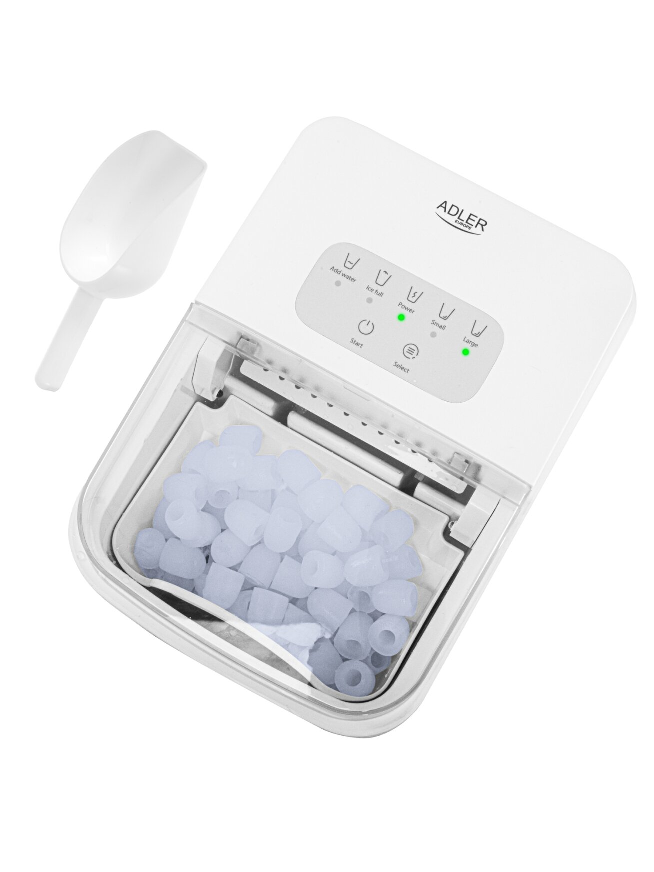 Adler Ice Cube Maker | AD 8800 | Power 105 W | Capacity 1.4 L | White 6