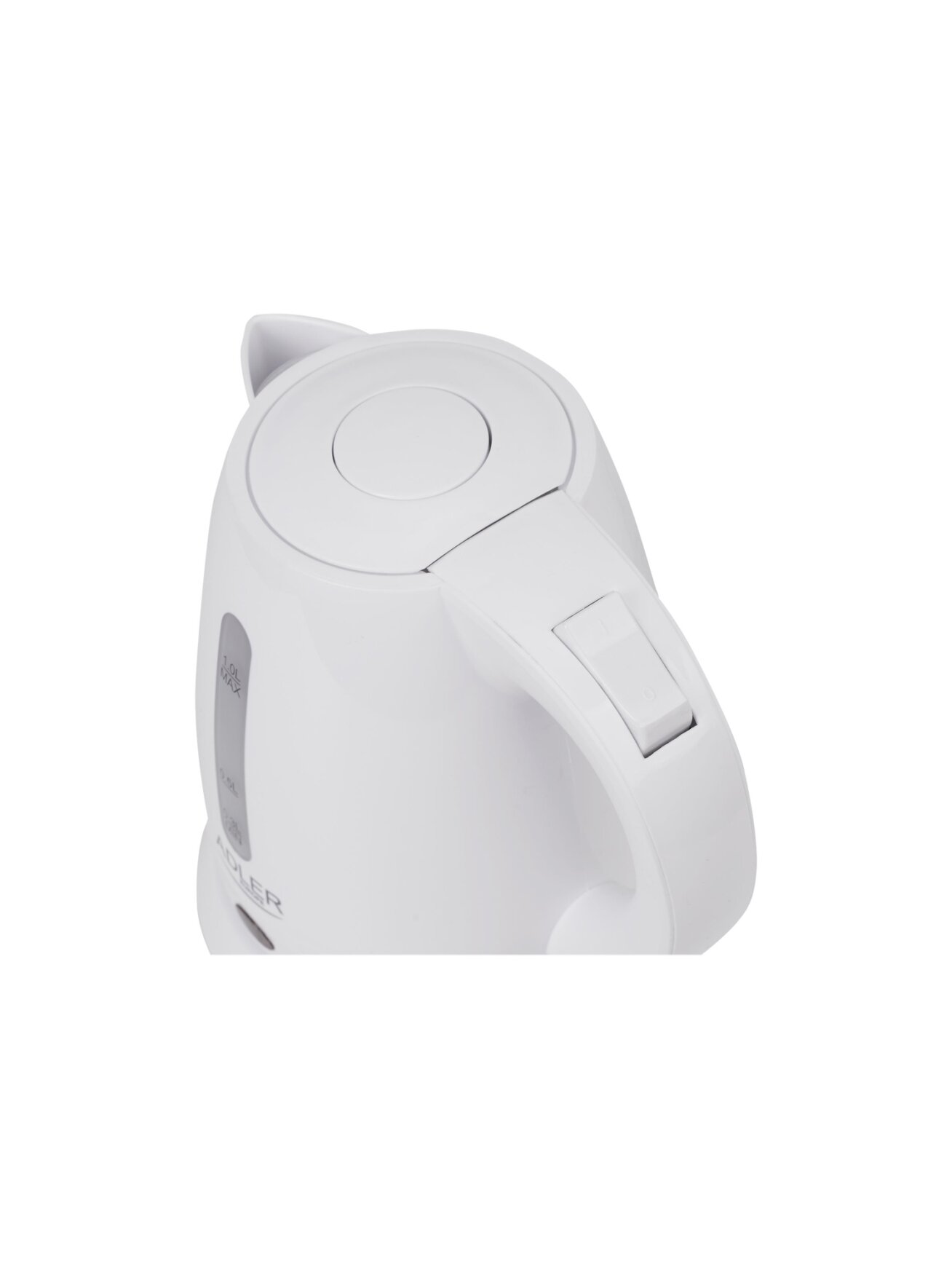 Adler | Kettle | AD 1272 | Electric | 1600 W | 1 L | Stainless steel/Polypropylene | 360° rotational base | White 3 Adler | Kettle | AD 1272 | Electric | 1600 W | 1 L | Stainless steel/Polypropylene | 360° rotational base | White 3
