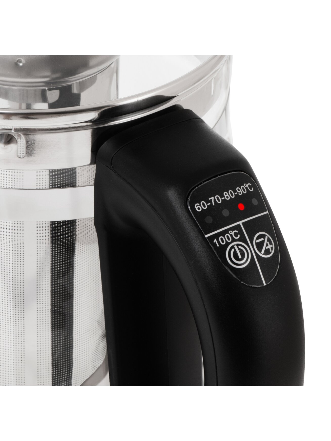 Adler Kettle | AD 1299 | Electric | 2200 W | 1.5 L | Glass | 360° rotational base | Black 4