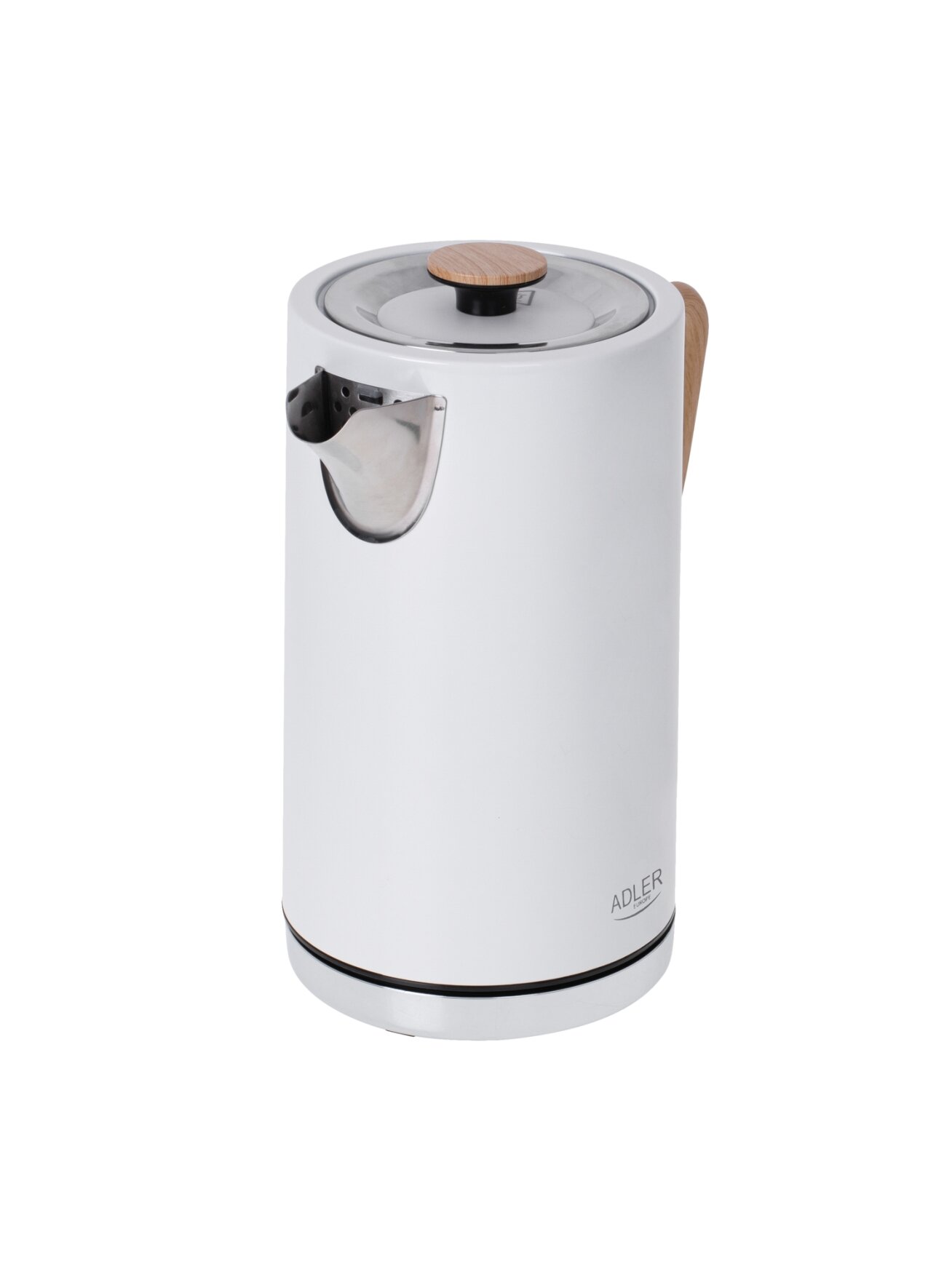Adler | Kettle | AD 1347w | Electric | 2200 W | 1.5 L | Stainless steel | 360° rotational base | White 2