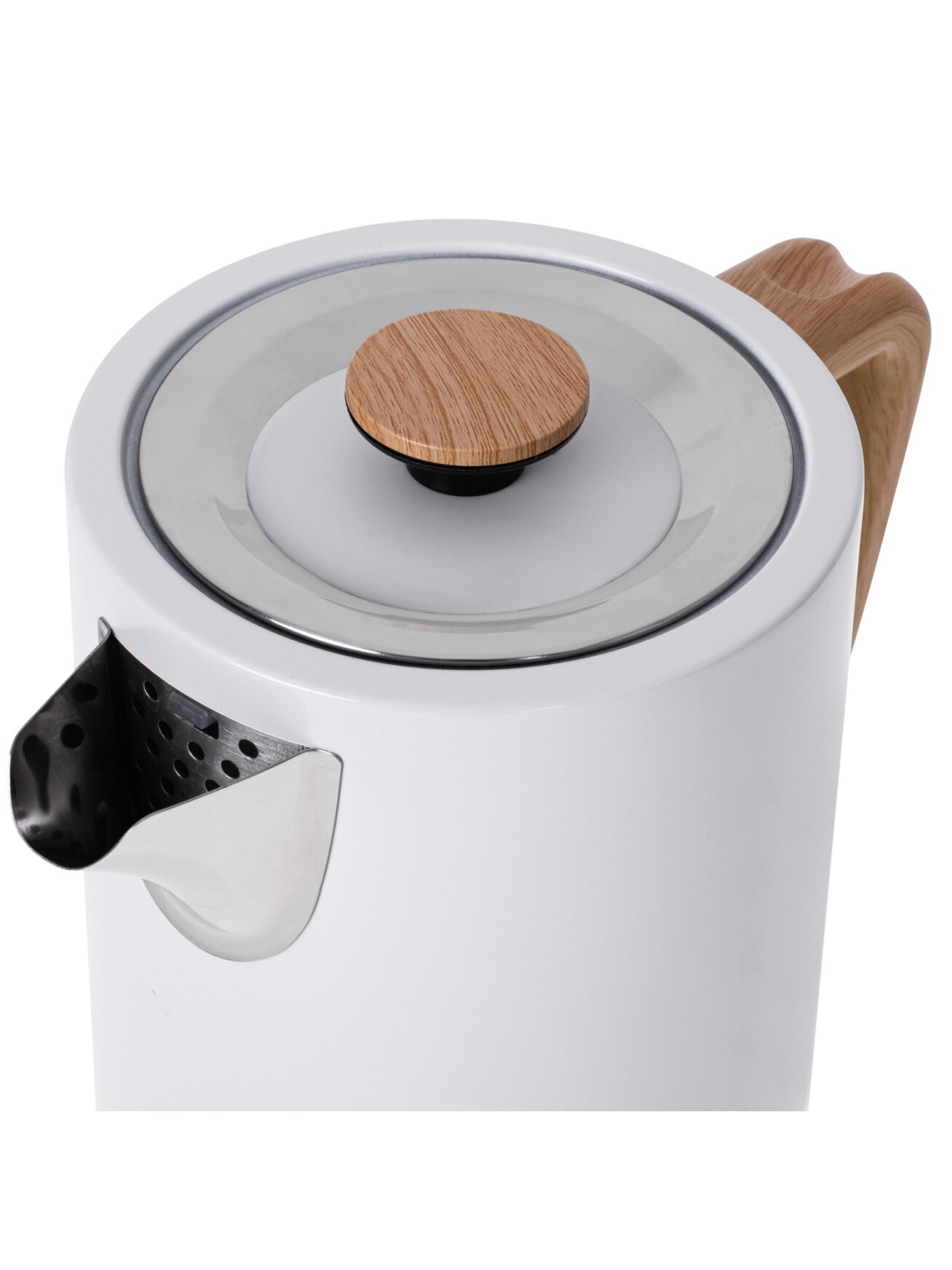 Adler | Kettle | AD 1347w | Electric | 2200 W | 1.5 L | Stainless steel | 360° rotational base | White 3