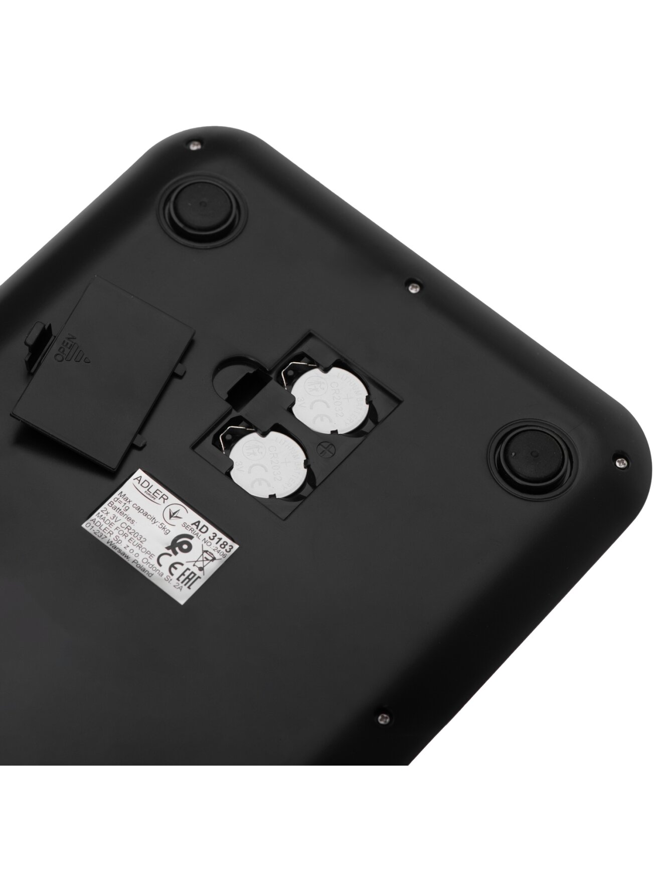 Adler Kitchen Scale | AD 3183b | Graduation 1 g | Black 5 Adler Kitchen Scale | AD 3183b | Graduation 1 g | Black 5