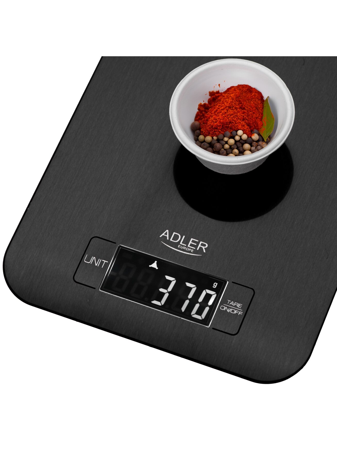 Adler Kitchen Scale | AD 3183b | Graduation 1 g | Black 4 Adler Kitchen Scale | AD 3183b | Graduation 1 g | Black 4