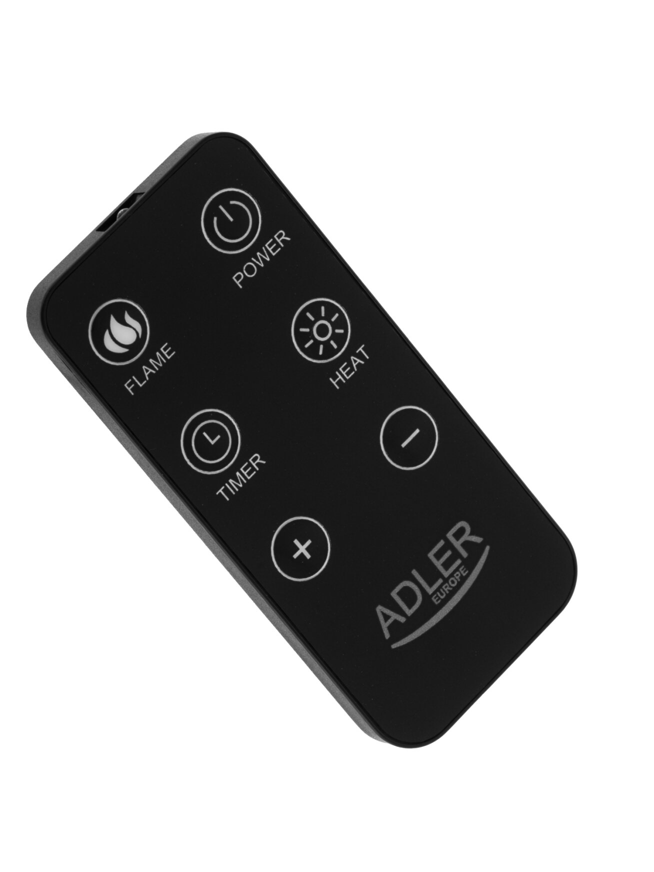 Adler LED electric fireplace with remote control | AD 7755 | Ceramic Heater | 2000 W | Number of power levels 2 | Black 7