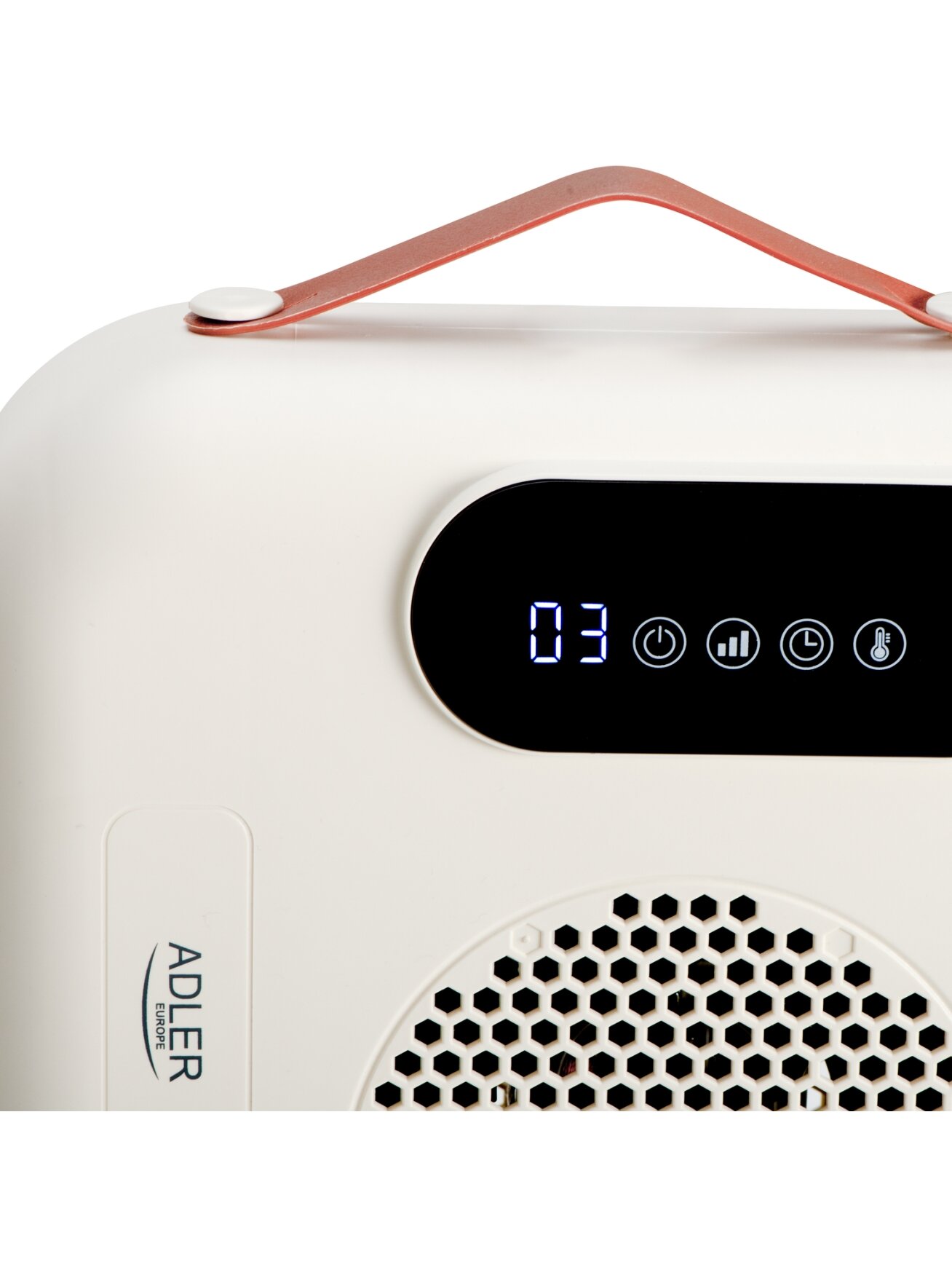 Adler LED Fan Heater with Remote Control | AD 7756 | Fan heater | 2000 W | Beige | IPX0 4 Adler LED Fan Heater with Remote Control | AD 7756 | Fan heater | 2000 W | Beige | IPX0 4