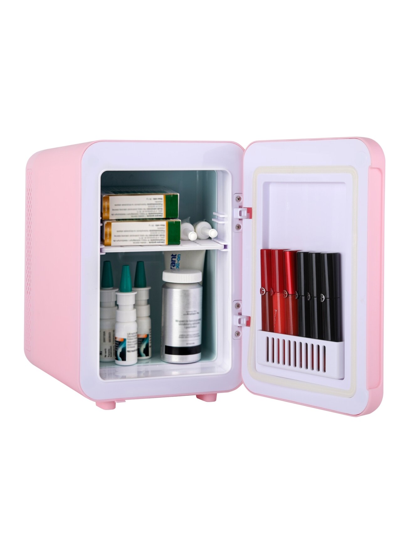Adler | Mini Refrigerator | AD 8084 | Free standing | Larder | Height 27 cm | Fridge net capacity 4 L | Pink 8 Adler | Mini Refrigerator | AD 8084 | Free standing | Larder | Height 27 cm | Fridge net capacity 4 L | Pink 8