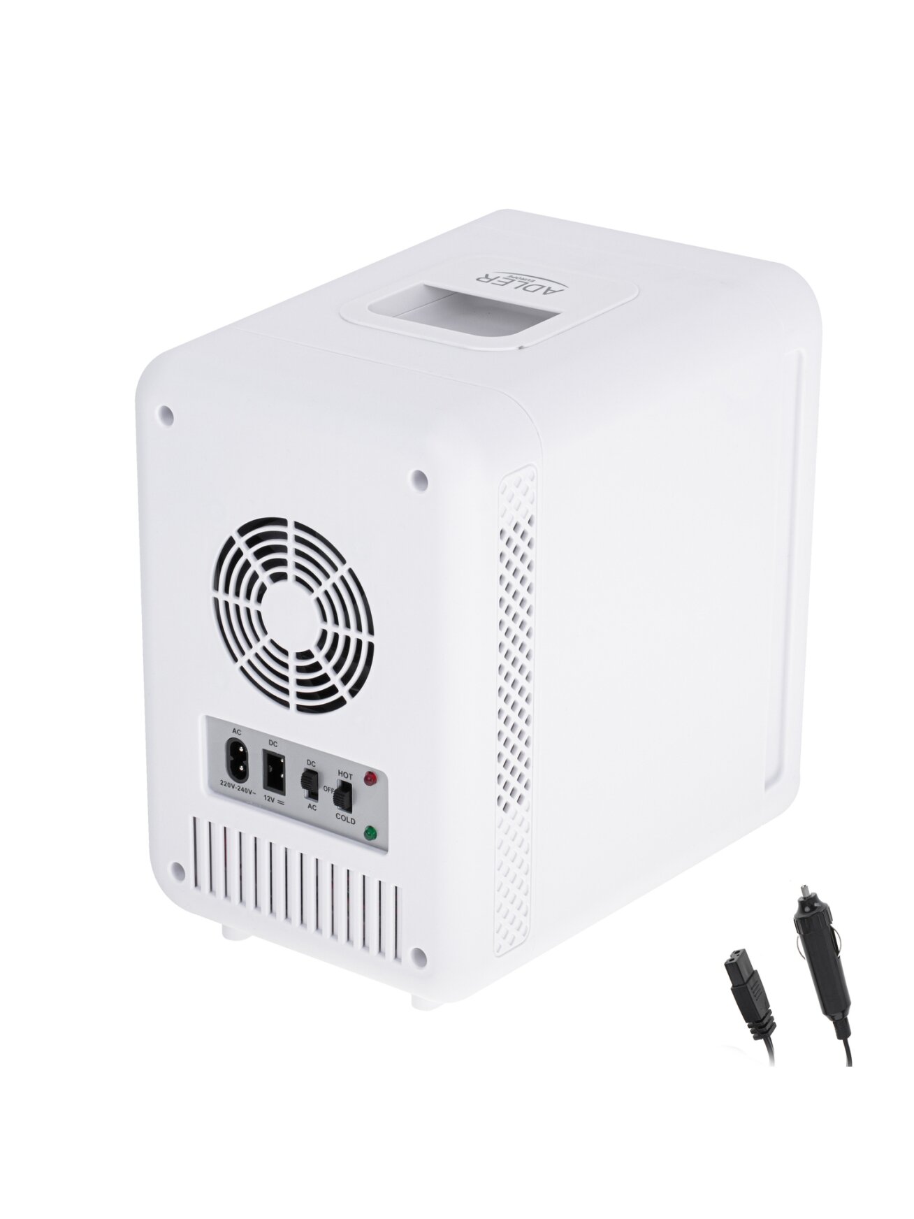 Adler | Mini refrigerator with mirror | AD 8085 | Free standing | Larder | Height 27 cm | Fridge net capacity 4 L | White 5 Adler | Mini refrigerator with mirror | AD 8085 | Free standing | Larder | Height 27 cm | Fridge net capacity 4 L | White 5