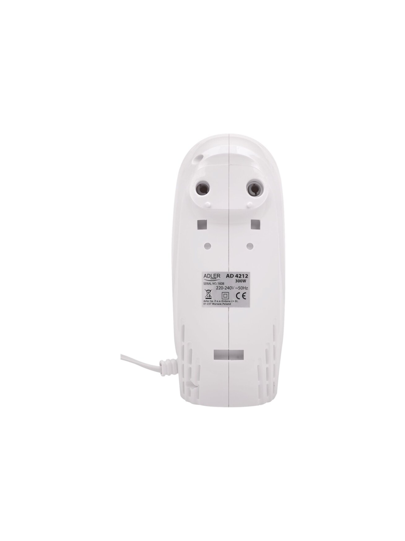 Adler | Mixer | AD 4212 | Hand Mixer | 300 W | Number of speeds 5 | Turbo mode | White 7