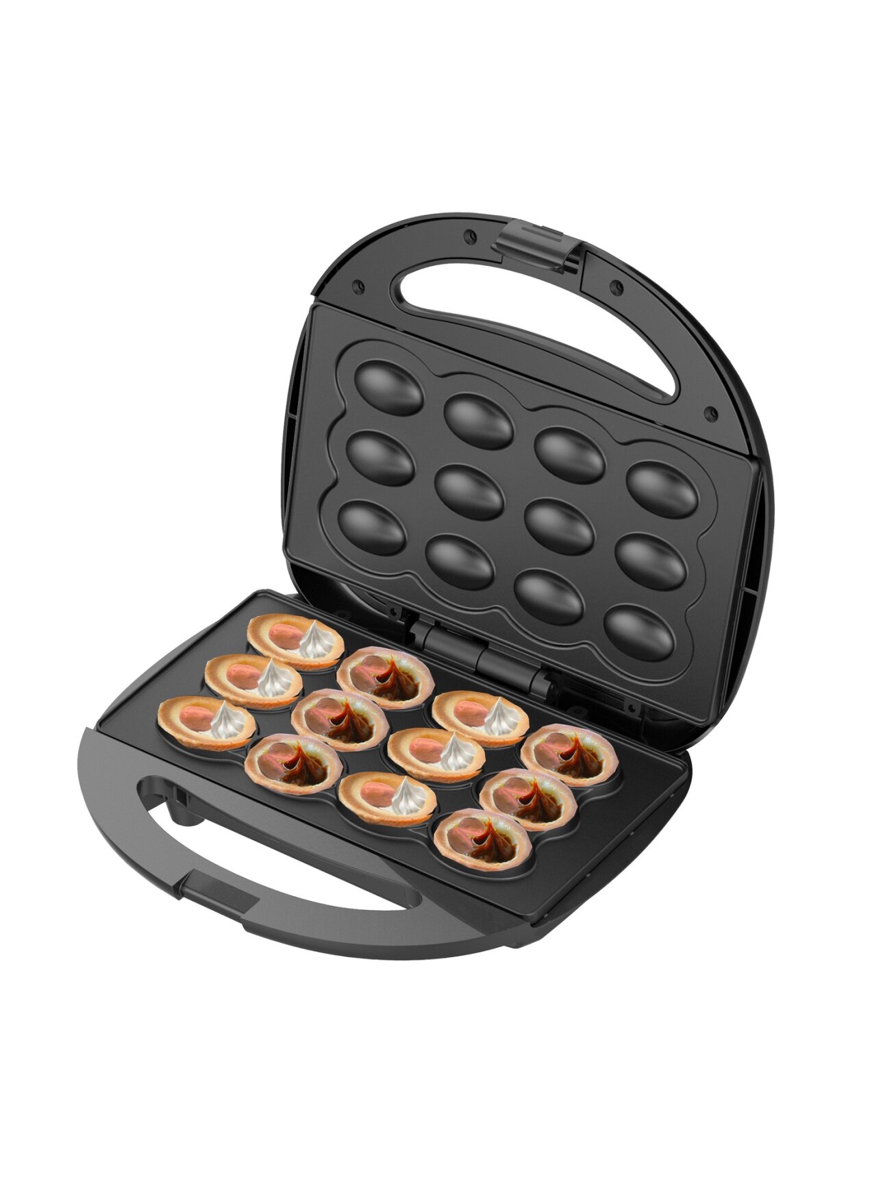 Adler Nut Cookie Maker | AD 3071 | 750 W | Number of pastry 12 | Nuts | Black 2 Adler Nut Cookie Maker | AD 3071 | 750 W | Number of pastry 12 | Nuts | Black 2
