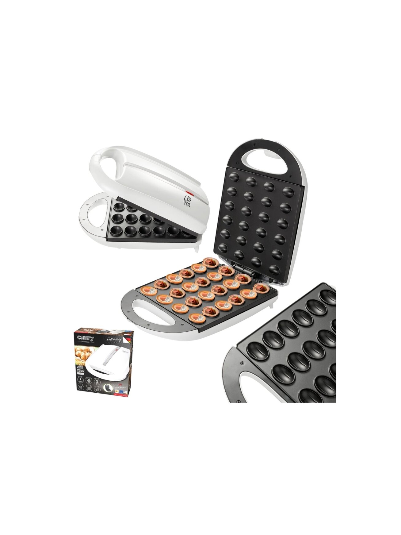 Adler | Nut maker | AD 3039 | Nut maker | 1600 W | Number of pastry 24 | Nuts 4 Adler | Nut maker | AD 3039 | Nut maker | 1600 W | Number of pastry 24 | Nuts 4