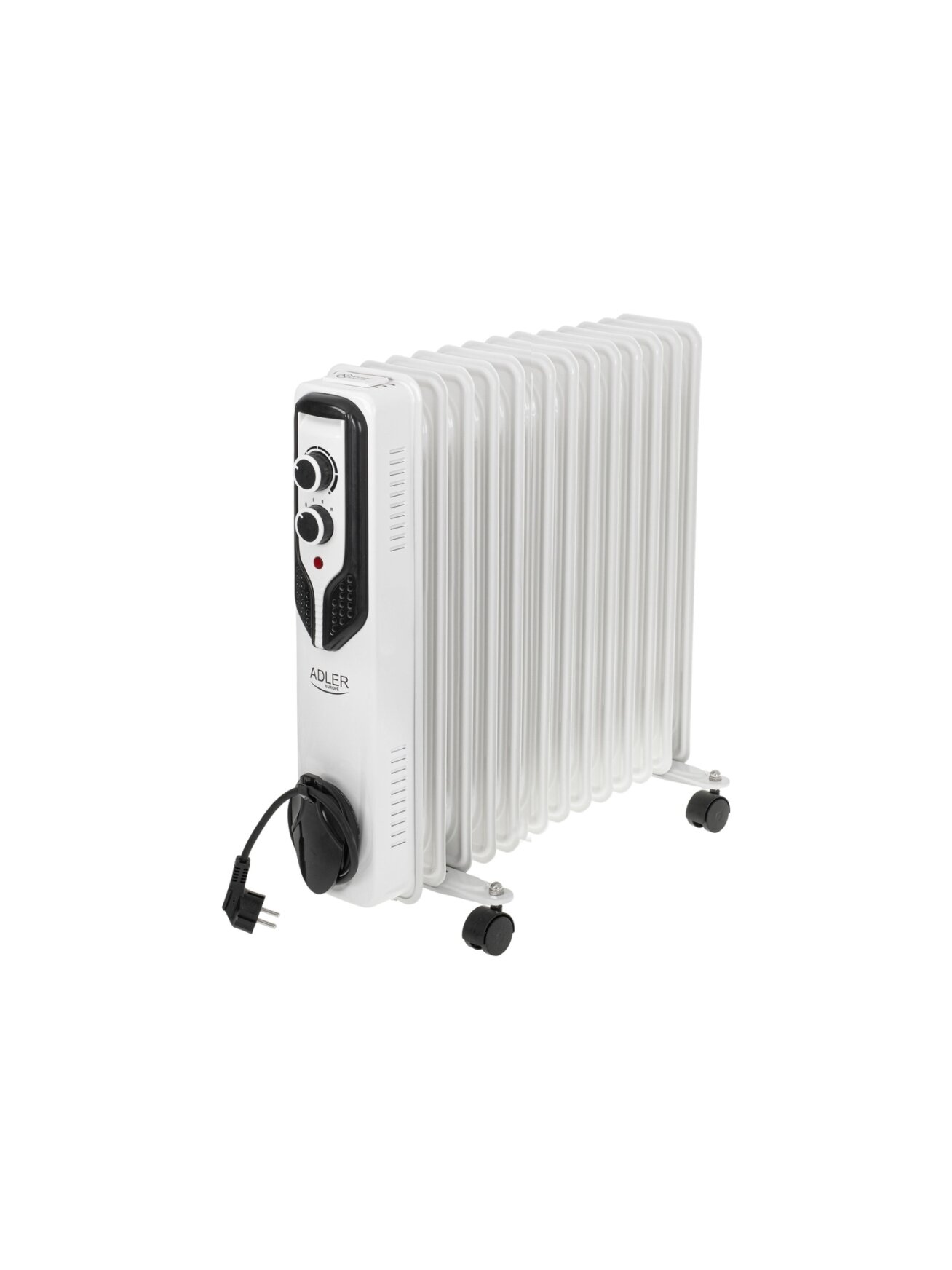 Adler | Oil-Filled Radiator | AD 7818 | Oil Filled Radiator | 2500 W | Number of power levels 3 | White Adler | Oil-Filled Radiator | AD 7818 | Oil Filled Radiator | 2500 W | Number of power levels 3 | White