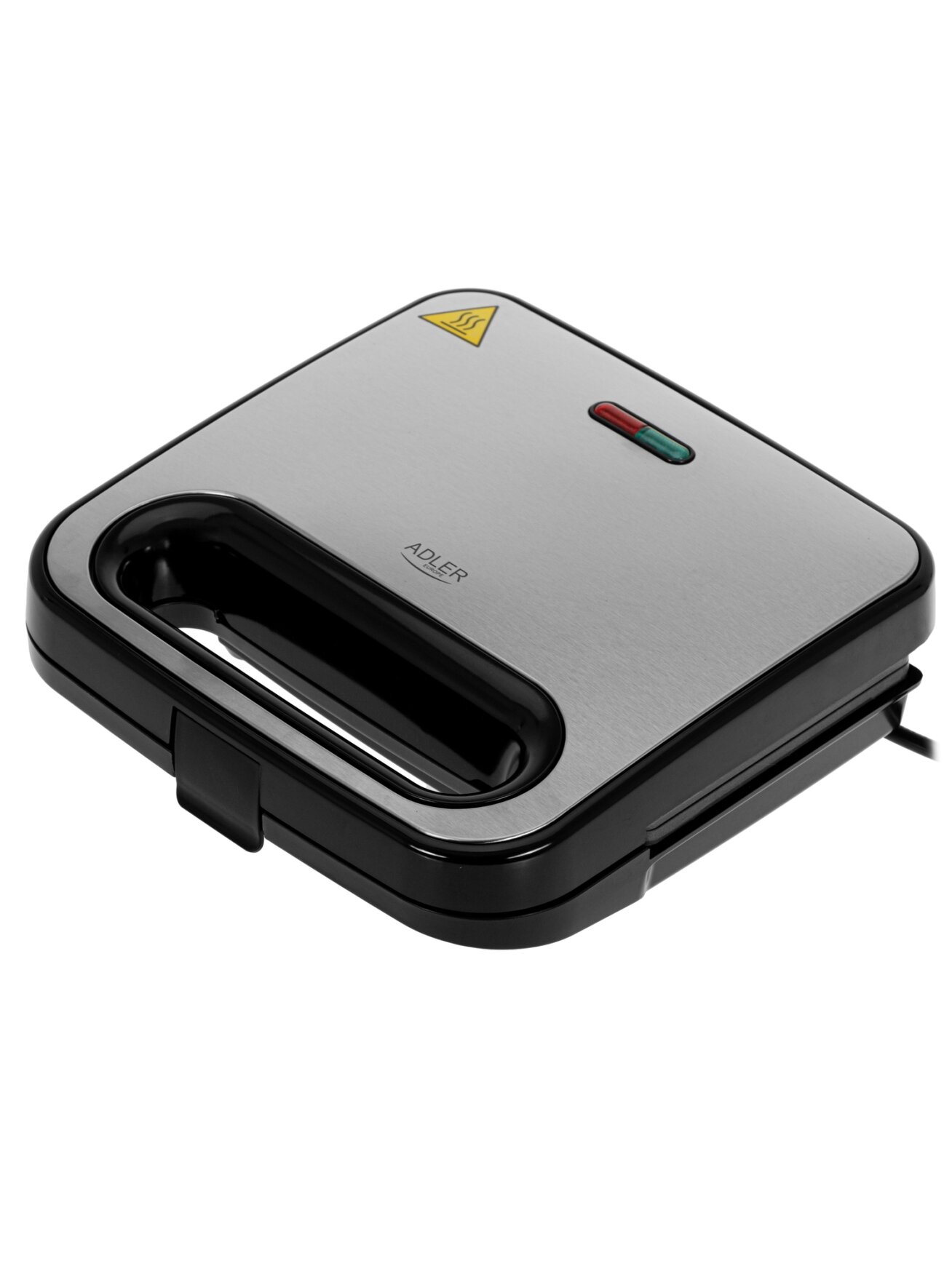 Adler Sandwich Maker | AD 3076 | 1000 W | Number of plates 1 | Black/Silver