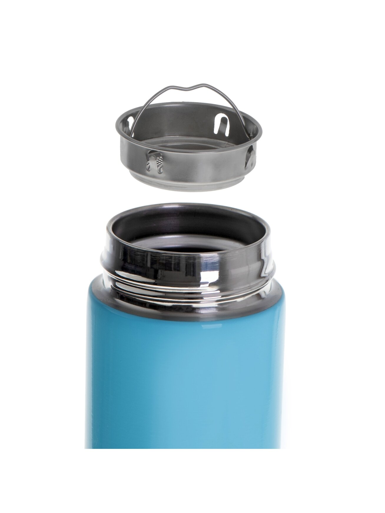 Adler | Thermal Flask | AD 4506bl | Material Stainless steel/Silicone | Blue 4 Adler | Thermal Flask | AD 4506bl | Material Stainless steel/Silicone | Blue 4