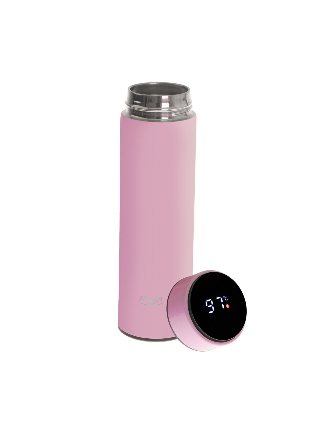 Adler | Thermal Flask | AD 4506p | Material Stainless steel/Silicone | Pink 1